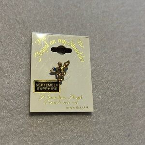 Angel on my shoulder pin